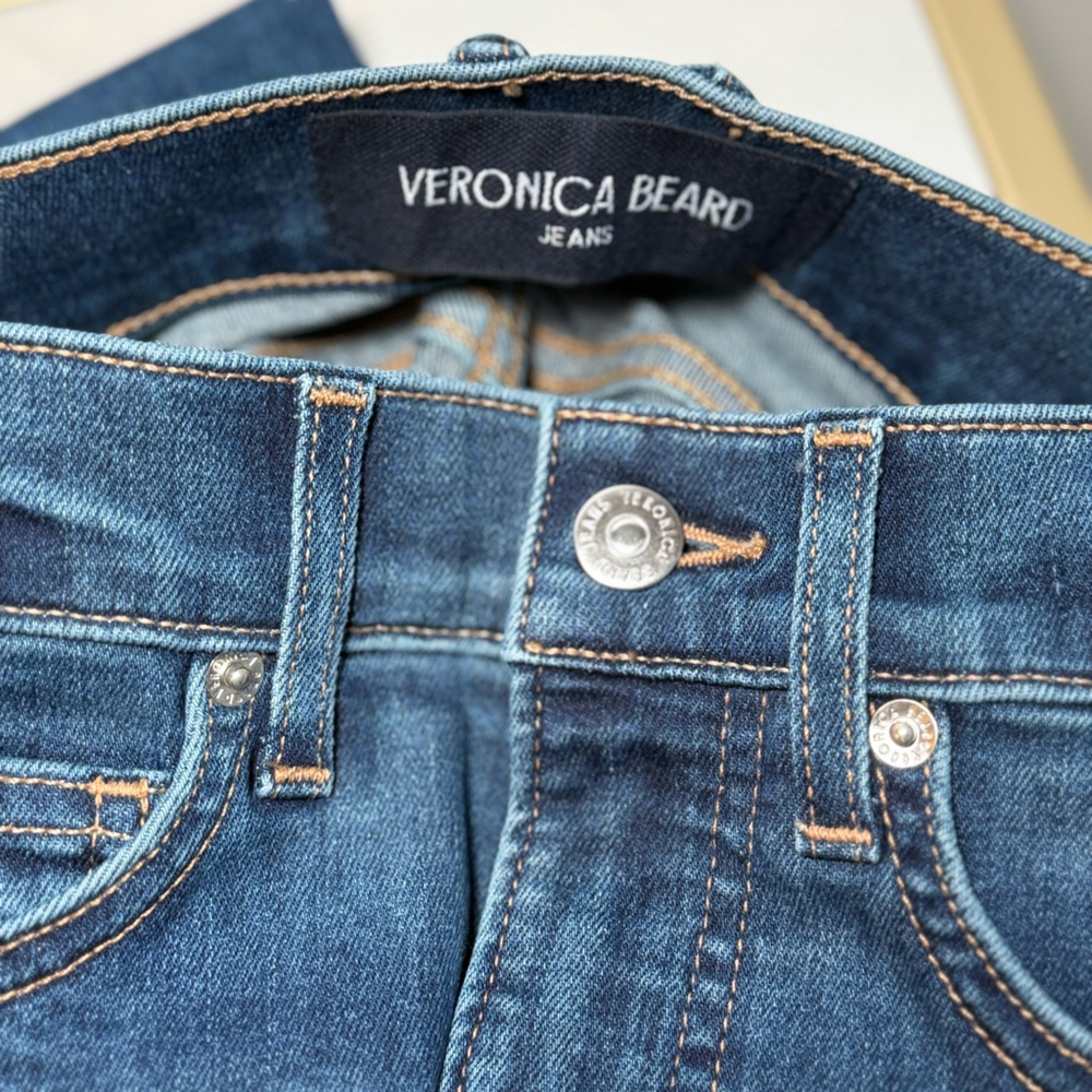Veronica Beard - Beverly High Rise Skinny Flare Jean, size 23, BNWT - Picture 5 of 12